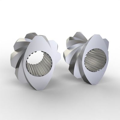 Теплообработанные винтовые элементы TDK DIN Twin Screw Extruded Parts для химической промышленности